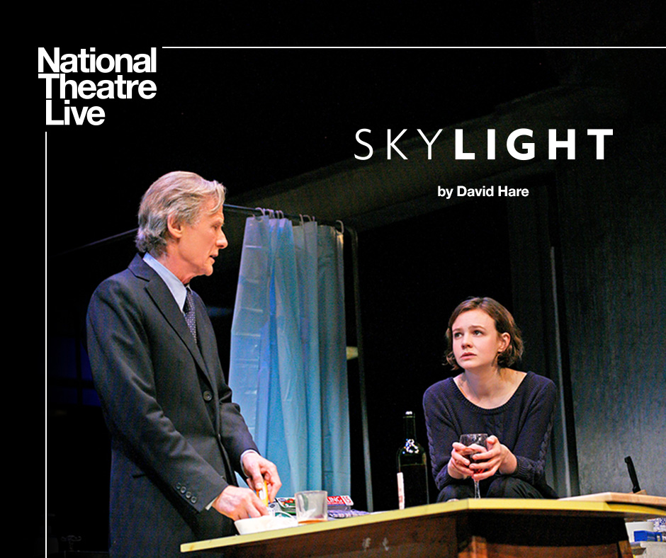 Carey Mulligan and Bill Nighy are photographed in character for their roles in 2014 production of Skylight