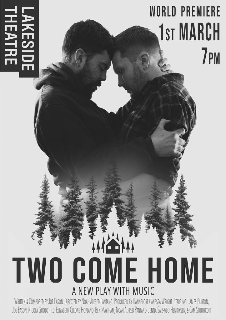 Two Come Home Poster for the Lakeside Theatre