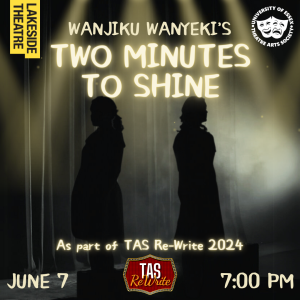 Two minutes to shine, by Wanjiku Wanyeki An improv battle between two theatre students