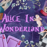 Alice in Wonderland graphic.